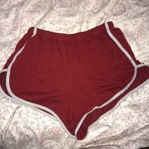 Red brandy lifeguard shorts